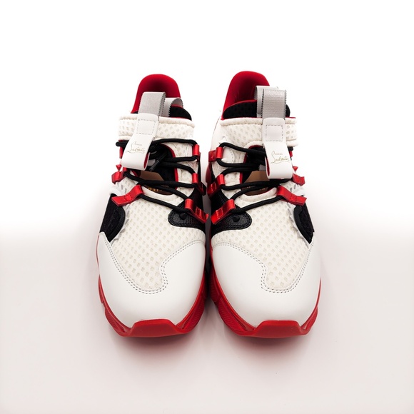 Christian Louboutin Red Runner Designer Sneakers Shoes EU 42.5 - Picture 3 of 12